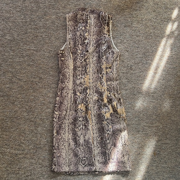 Keyhole sequin dress python - Picture 3 of 4